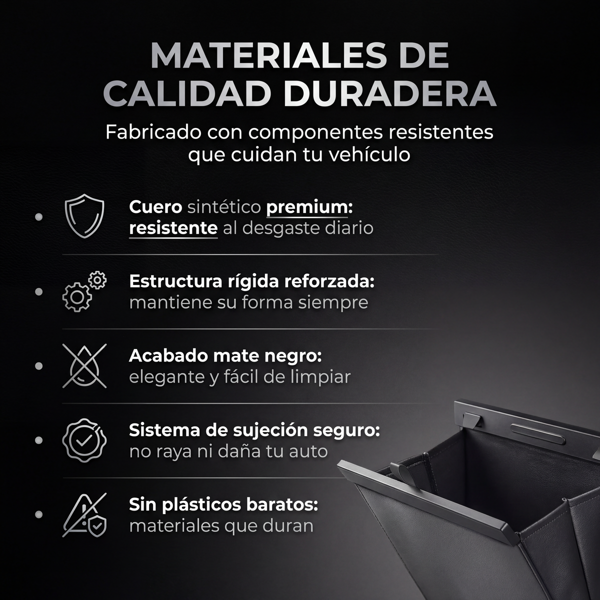 BOLSA ORGANIZADORA AUTO - LIMPIEZA COMPLETA Y ESTETICA 🚯🚗✨🍃