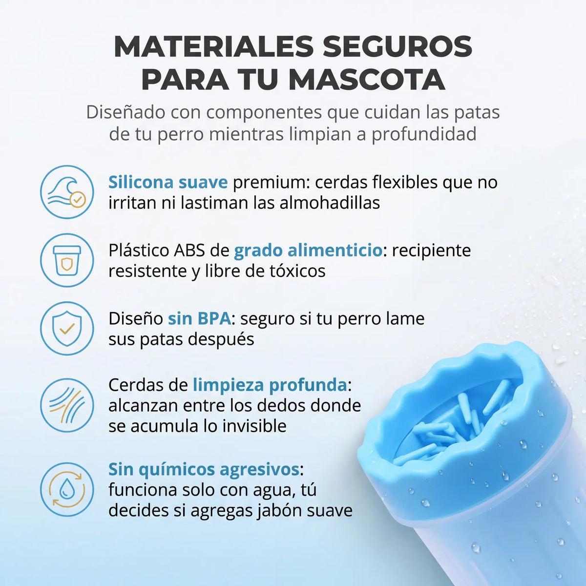 Botella Lava Patas mascotas - Evita Esas Bacterias Que Matan y Contaminan Tu Peludito y Tu Hogar 🐾🫧🐶