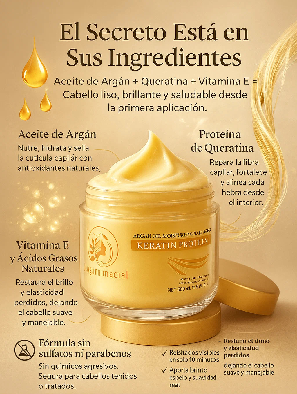 SIMUNANA - QUERATINA QUE HIDRATA TU CABELLO DESDE CASA
