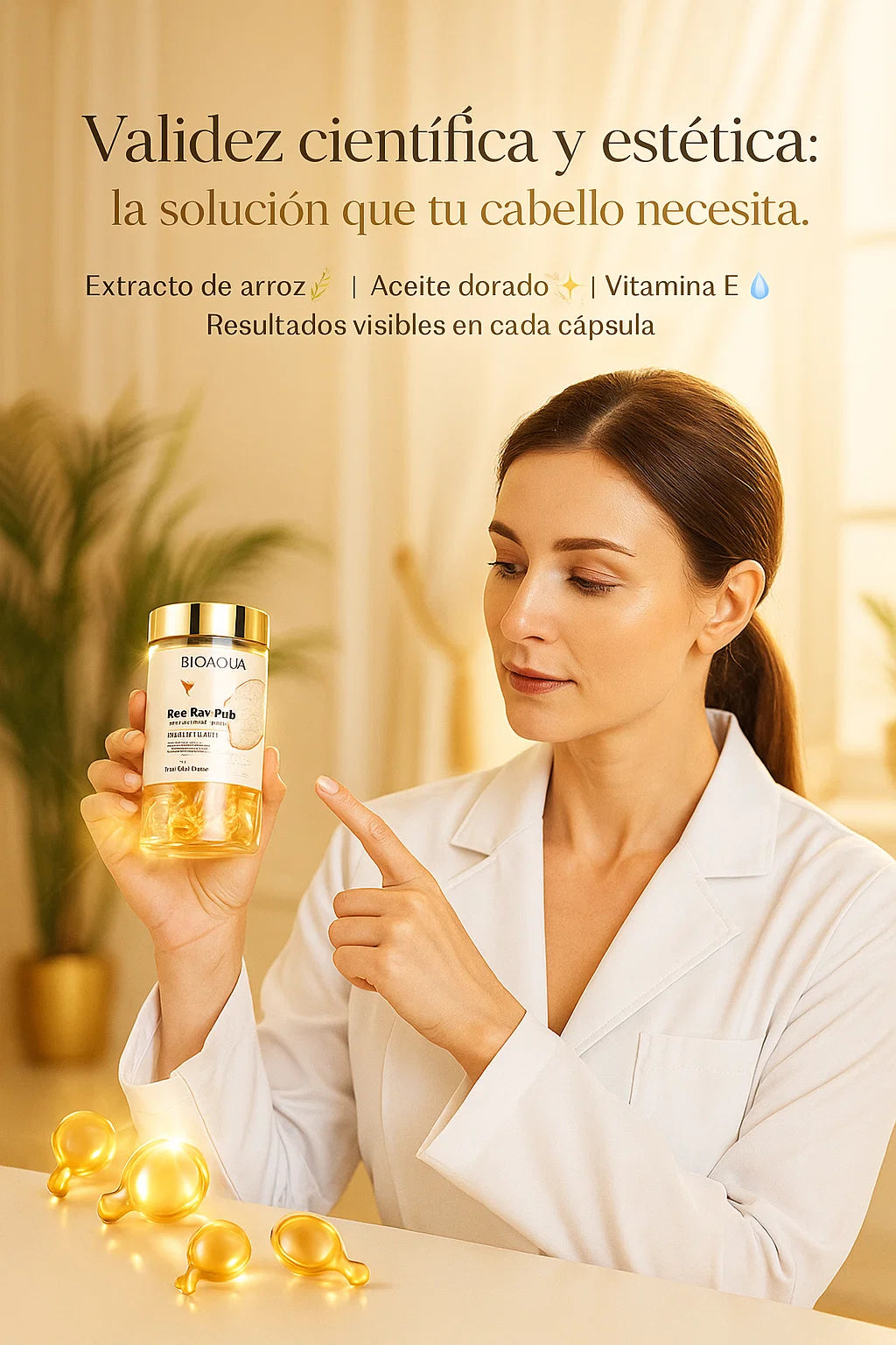 CÁPSULAS DE ARROZ PARA EL CABELLO - FORMULA RECTIFICADA