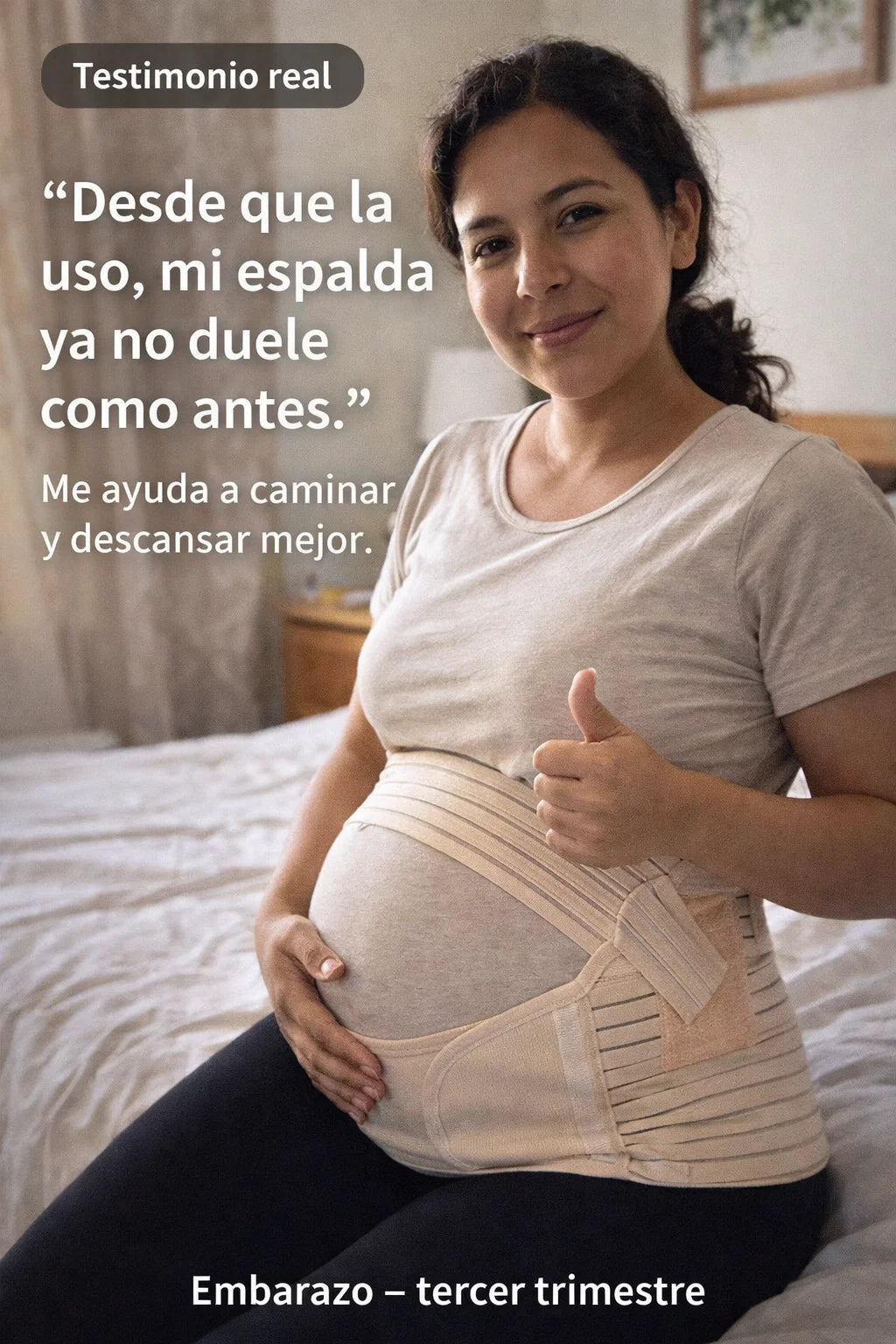 CORRECTOR DE MATERNIDAD APOYA LA ESPALDA Y ENCUENTRA EL ALIVIO 🤰🏻🍃✨