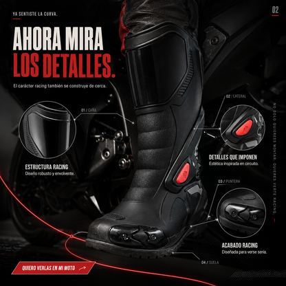 Botas Racing - Siéntete Como un Profesional 🏍️🏁