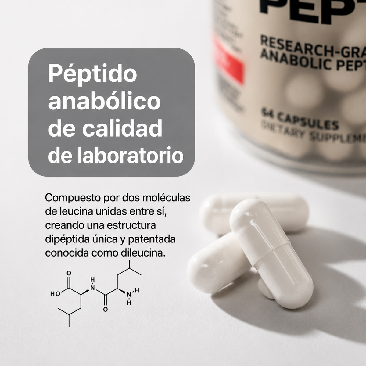 Muscle Peptide - Ayuda, Aumenta y Crece Tu Masa Muscular De Forma Natural