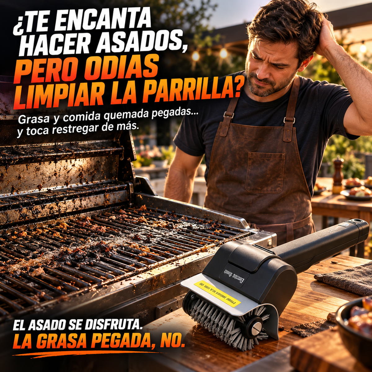 CEPILLO ELECTRICO PARA PARRILLA