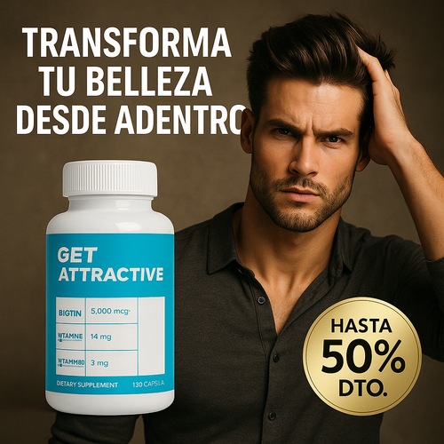 GET ATRACTIVE - BELLEZA MASCULINA / VUELVE A LOS 20 👨🏻‍🦱⚡