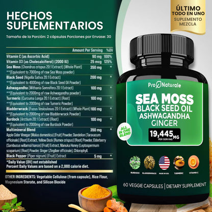 Dúo Vitalidad Total – Sea Moss + Shilajit Despídete del Hormigueo y Entumecimiento