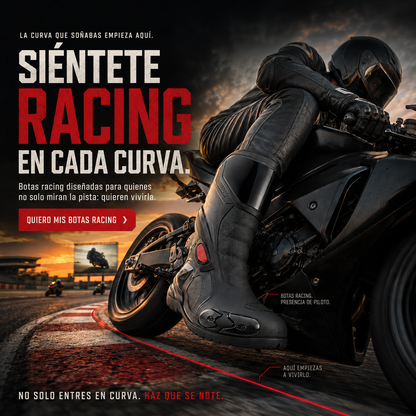 Botas Racing - Siéntete Como un Profesional 🏍️🏁