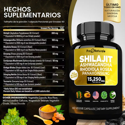 Dúo Vitalidad Total – Sea Moss + Shilajit Despídete del Hormigueo y Entumecimiento