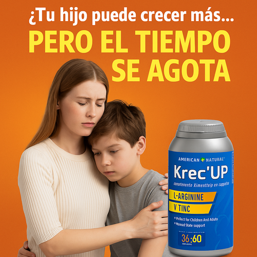Krec "UP / Suplemento Natural - Ayuda al Crecimiento de tu Pequeño 👩🏻‍👦🏻📈✨