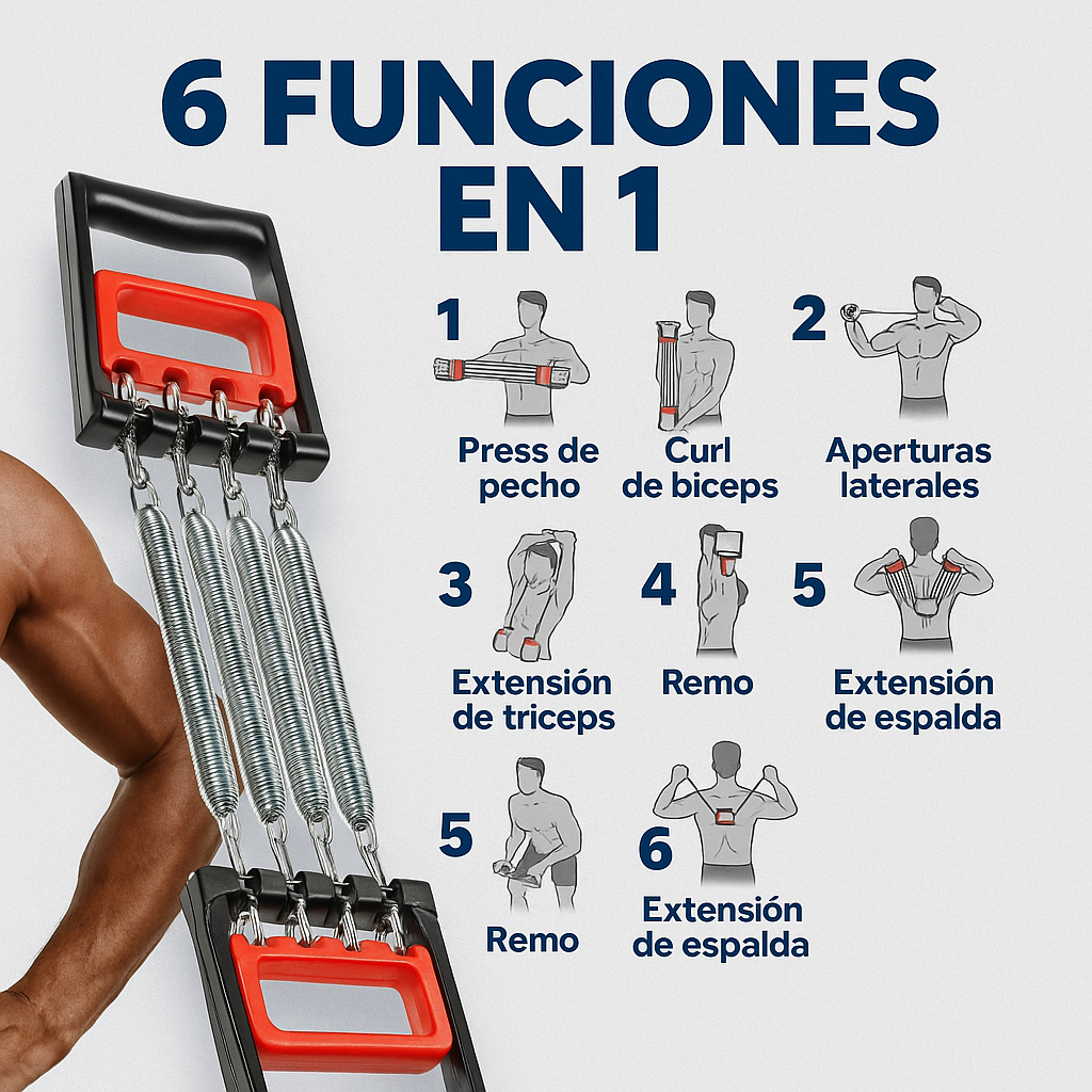 BANDAS ELASTICAS 6 EN 1 EXPANDER