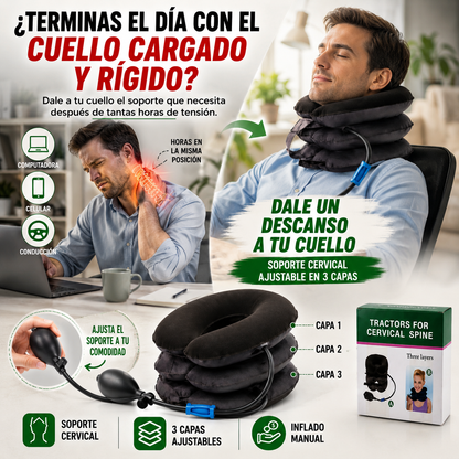 Collar Cervical Inflable   - Elimina Molestias Musculares