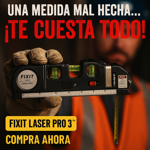 Metro Laser 3 En 1 - Fixit 1📏✨