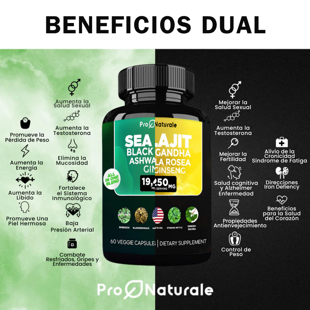 Dúo Vitalidad Total – Sea Moss + Shilajit Despídete del Hormigueo y Entumecimiento