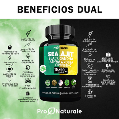 Dúo Vitalidad Total – Sea Moss + Shilajit Despídete del Hormigueo y Entumecimiento