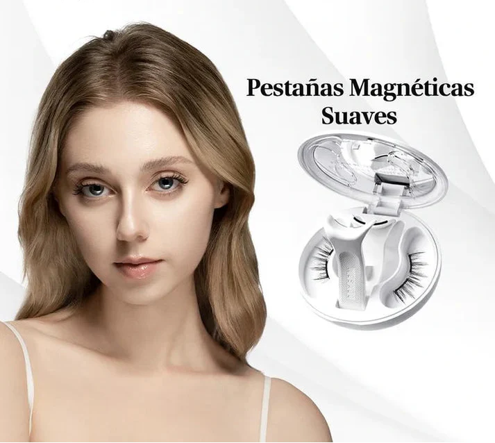 PESTAÑINA MAGNETICA -CUALQUIER PESTAÑAS SON ADAPTABLES A ESTE👀🪞✨