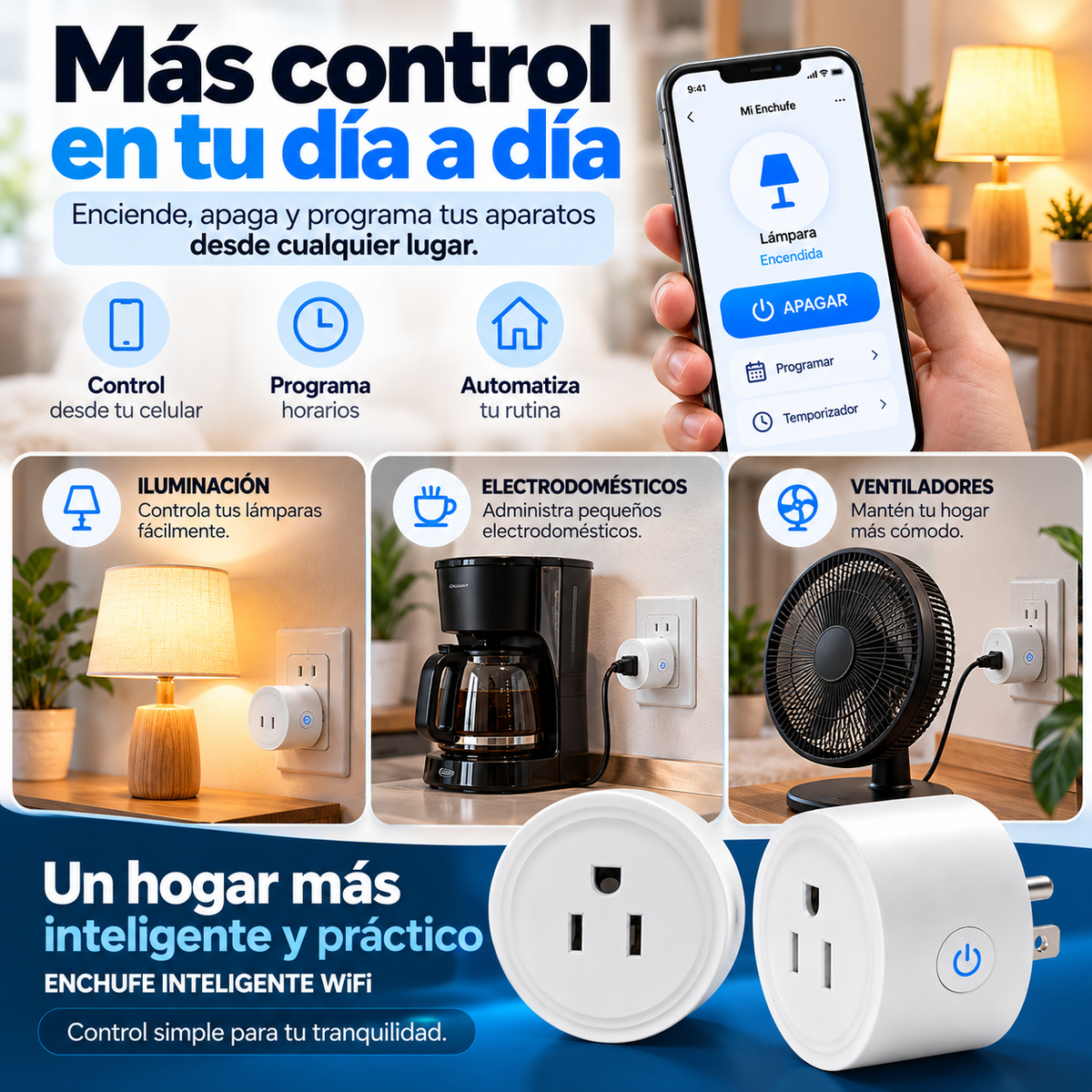 Enchufe Inteligente WiFi SmartPlug