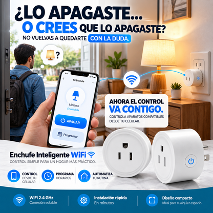 Enchufe Inteligente WiFi SmartPlug