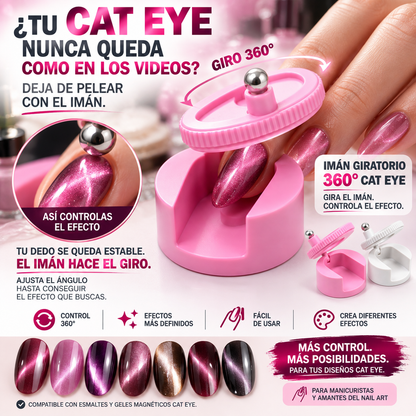 Iman Giratorio 360 Para Uñas - Uñas Ojo de Gato / Efecto Embellecedor