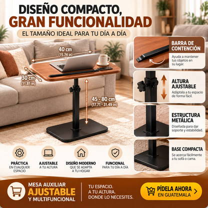 MESA PLEGABLE PARA TRABAJO EN CASA - FACIL Y COMODO