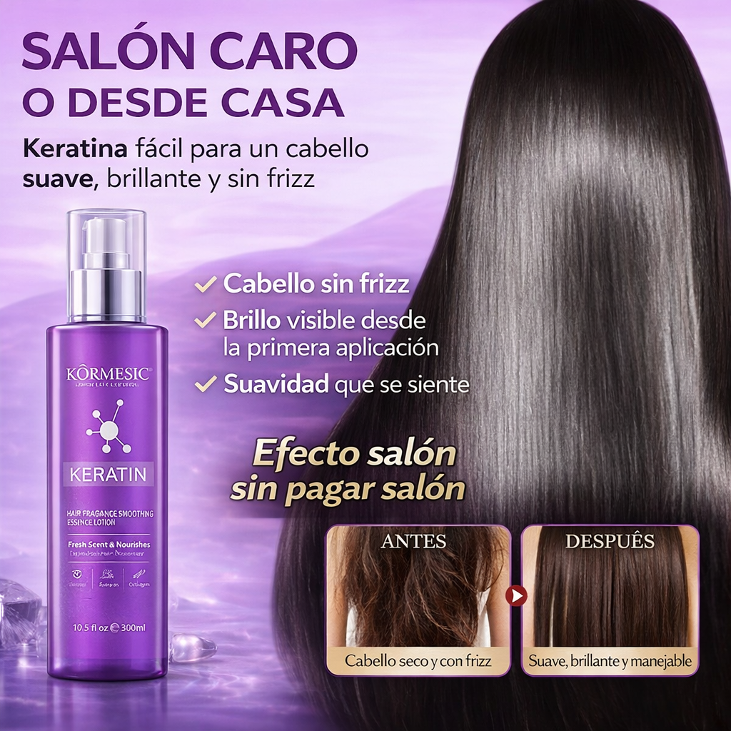 ¡Keratina alisadora y Botox reparador en un solo producto!