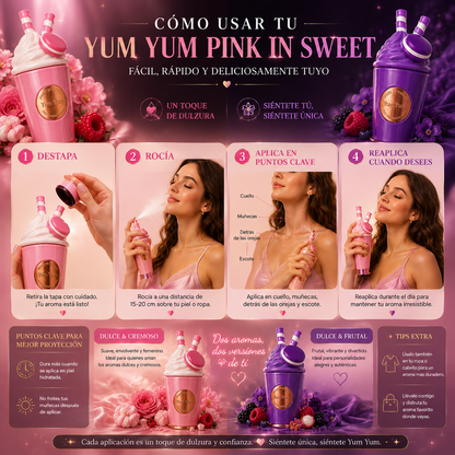 Perfume Yumi Yumi - 200ML Aromas de Princesas 🩷💜