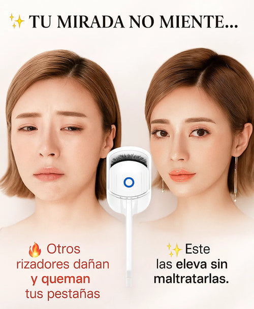 Rizador de Pestañas Eléctrico - 2 En 1  👀🔋✨