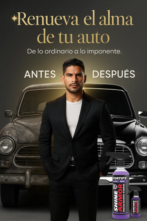 Kit Shine Cera 3 EN 1 Para Autos - Unas Pasadas Y Tu Auto Vuelve A Ser Nuevo 🚗✨⚡