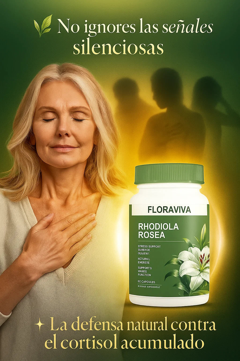 Floraviva Rhodiola - La Fórmula Secreta del Cortisol 🍃✨