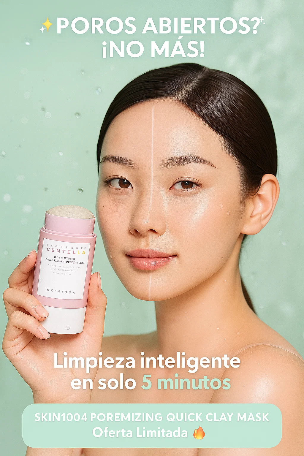 Centella Poremizing - Arcilla Rosa para Eliminar Poros 💗✨
