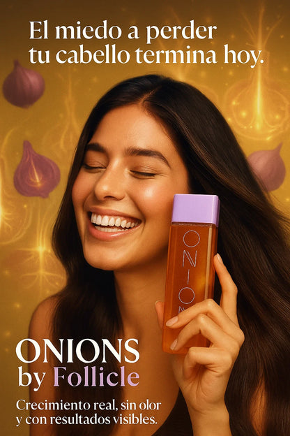 Shampoo De Cebolla Follicle - Rehabilitación Capilar con una Fórmula Secreta 👩🏻‍🦱🧅🍃