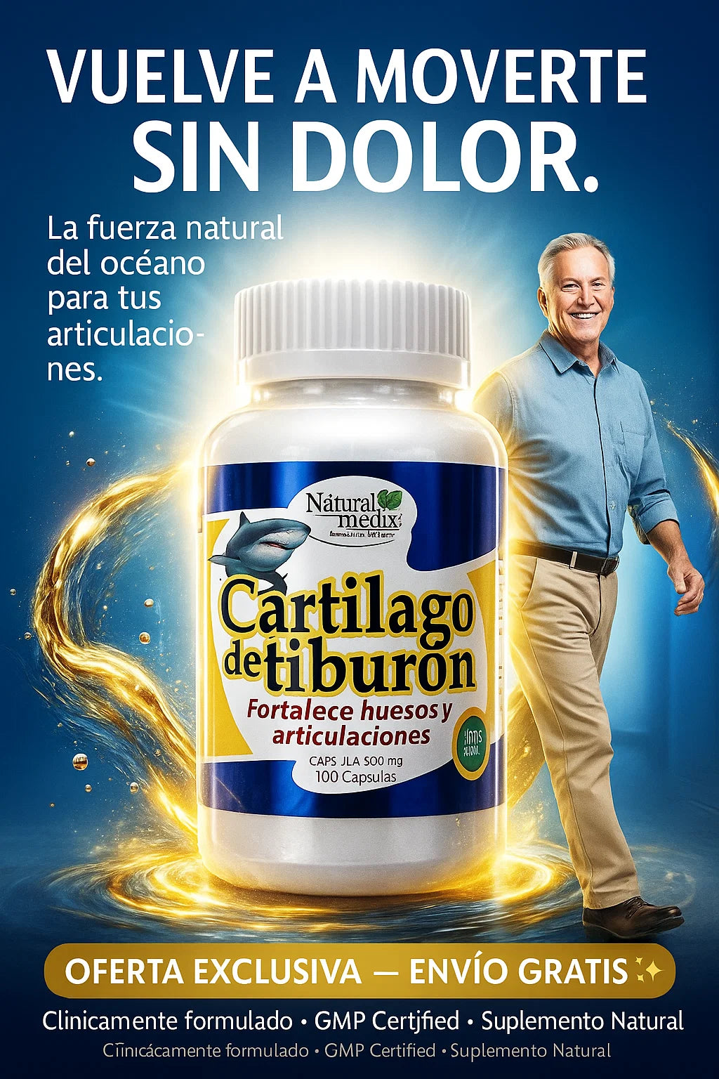 Cartílago de Tiburón - La Formula Marina Para Tus Articulaciones 🦴🤕🦈