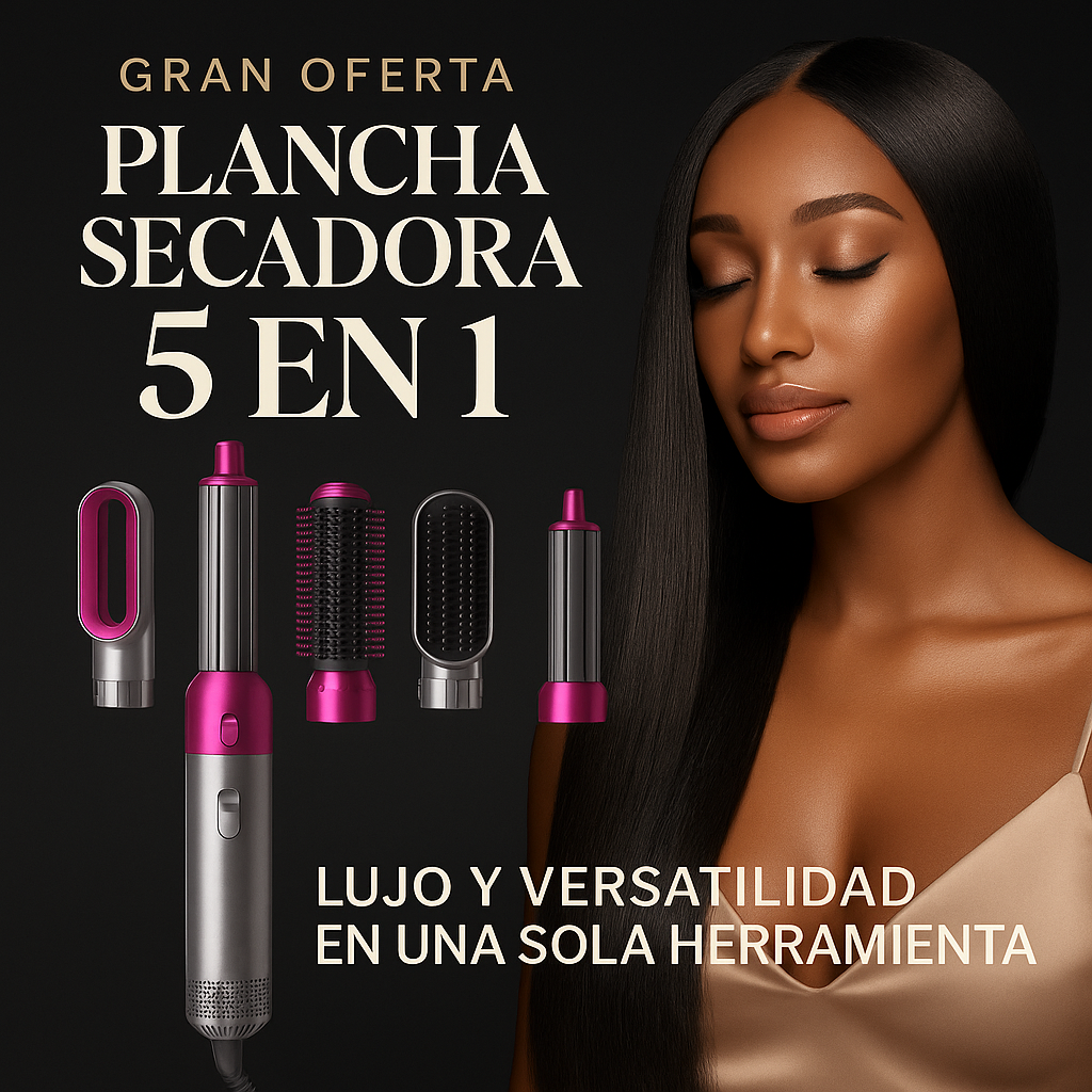 Plancha Secadora 5 en 1 👩🏻✨