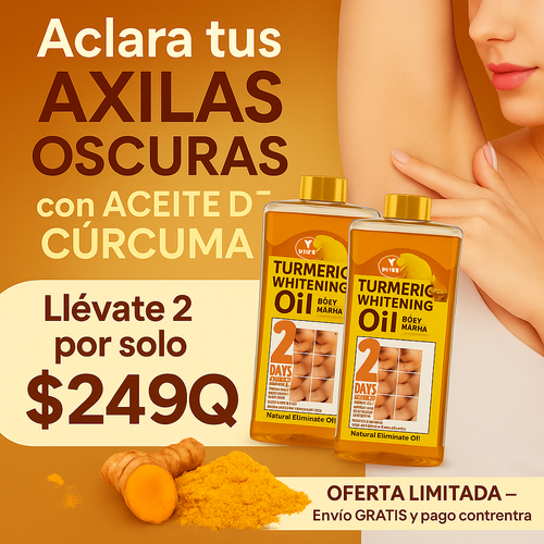 Aceite de Cúrcuma - Despigmentado Intimo  🤍✨🧑🏼‍⚕️