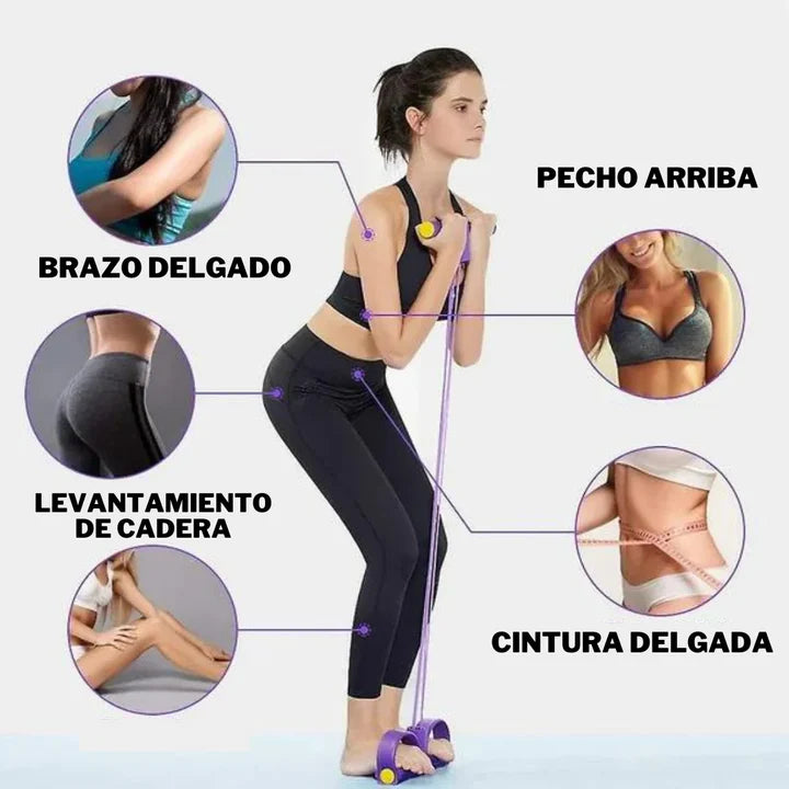 BANDA ELÁSTICA DE TONIFICACIÓN 4 EN 1
