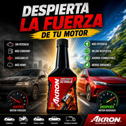 AKRON AUMENTADOR DE OCTANAJE