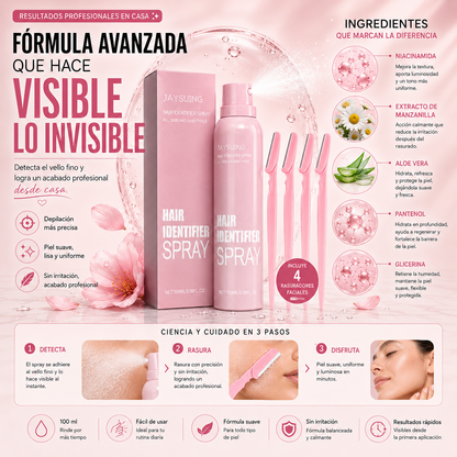 Spray Identificador de Vello facial Tecnología Estética 🩷