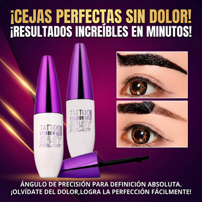Tattoo Eyebrow Gel Easy Peel - Consigue La Cejas Que Quieres Sin Tintas Permanentes 😉✨
