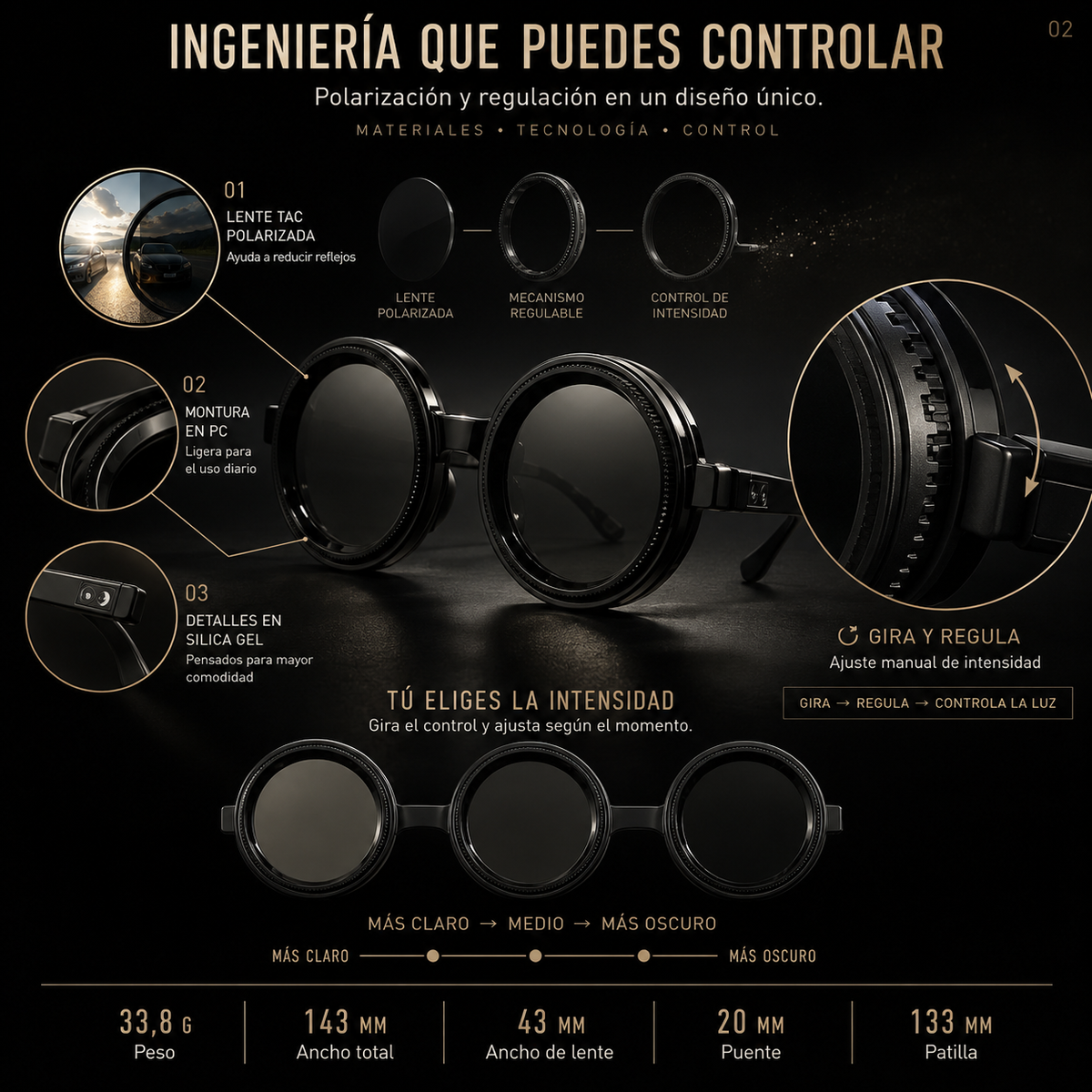 GAFAS GRADUABLES POLARIZADAS
