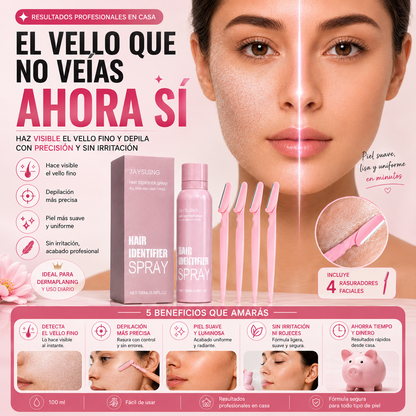 Spray Identificador de Vello facial Tecnología Estética 🩷