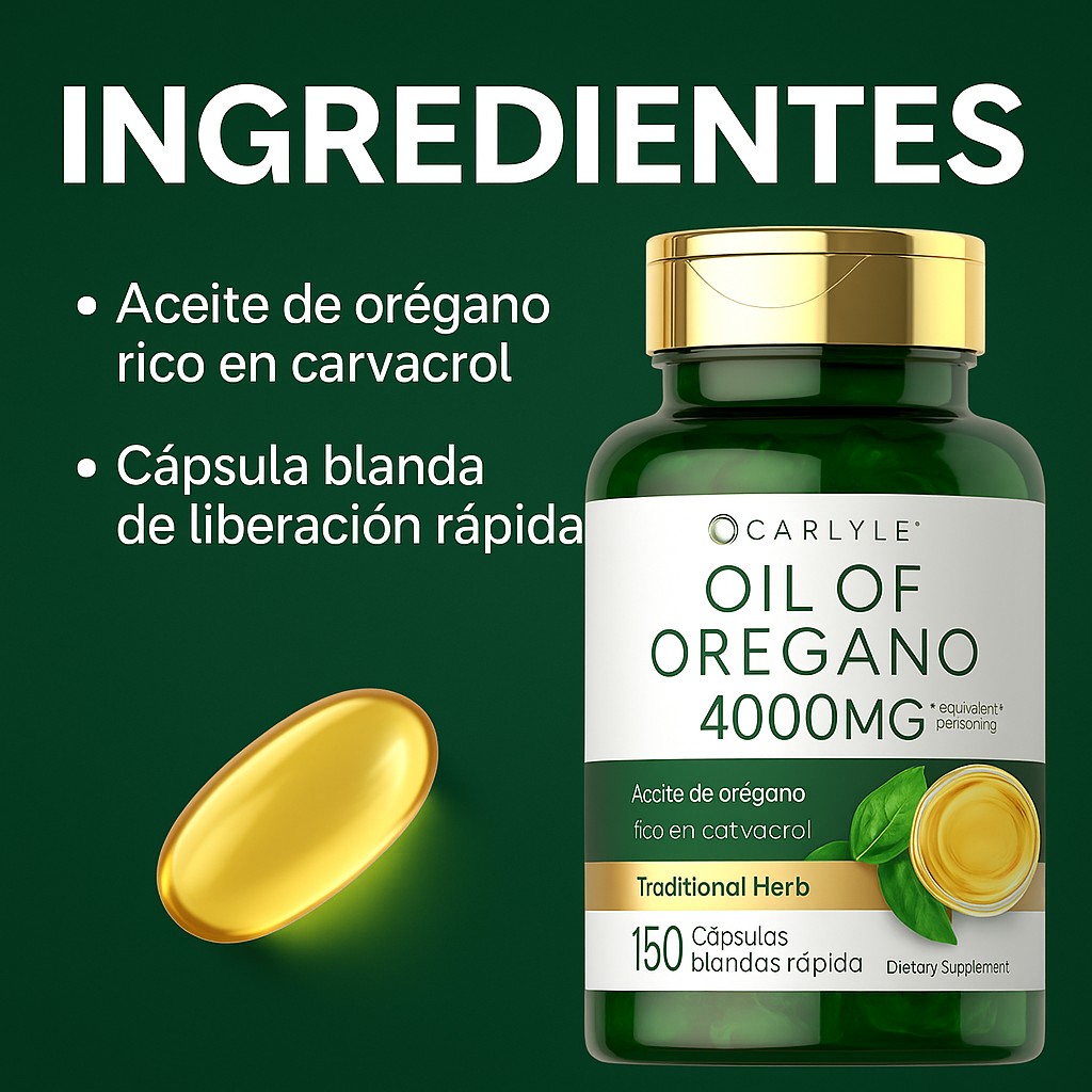 Orégano Carlyle - Chao Gases e Hinchazón por Bacterias 🦠🧑🏻‍⚕️