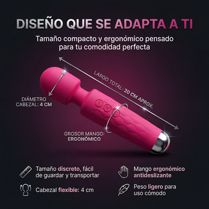 Vibrador Varita de Ada - Estimula Tu Felicidad Desde Tu Interior 🪄🍆💦