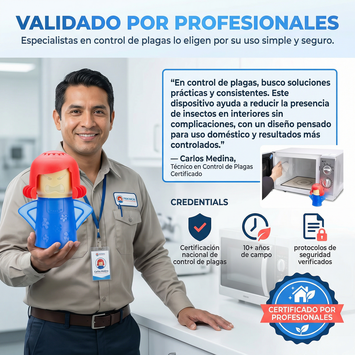 LIMPIADOR DE MRICROONDAS A VAPOR ANGRY MOM
