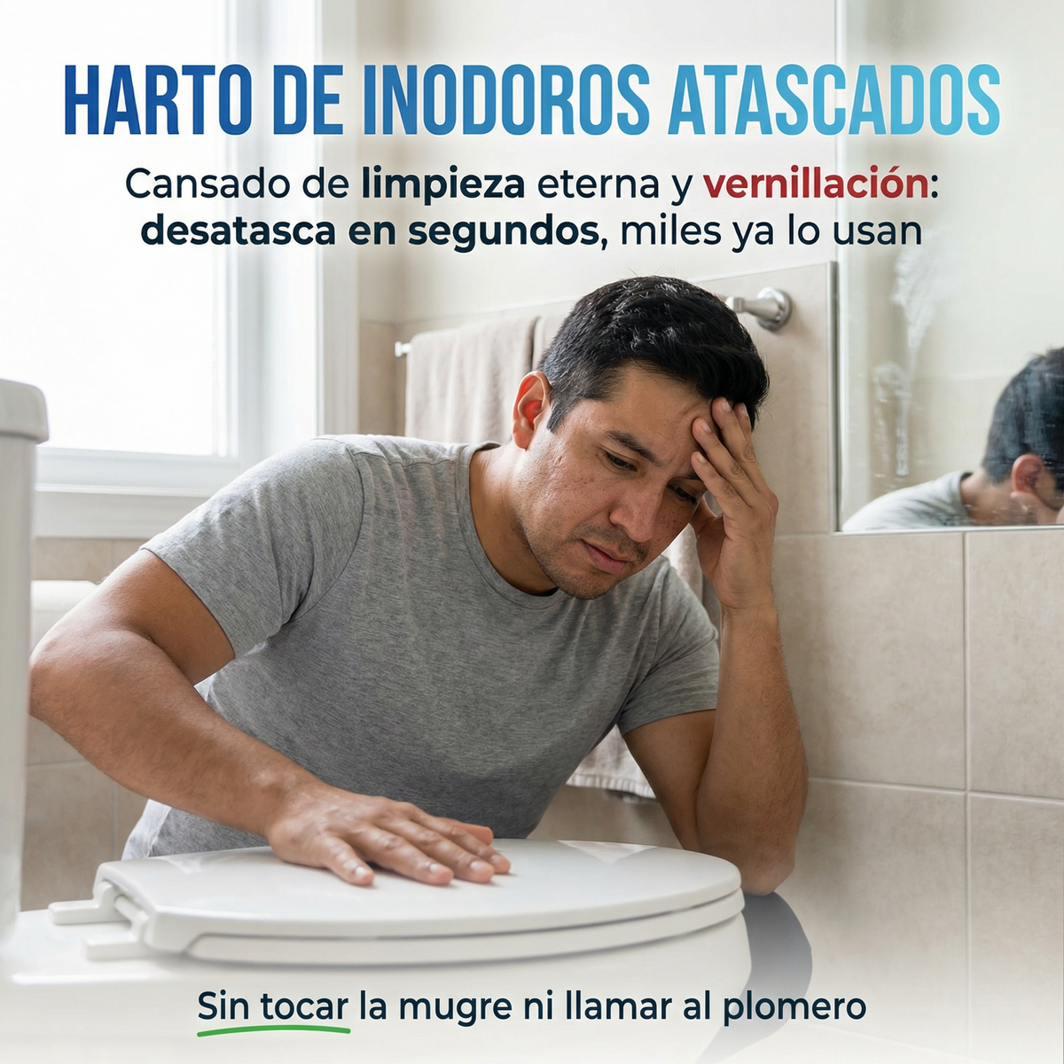 Destapador de Inodoros a Presión