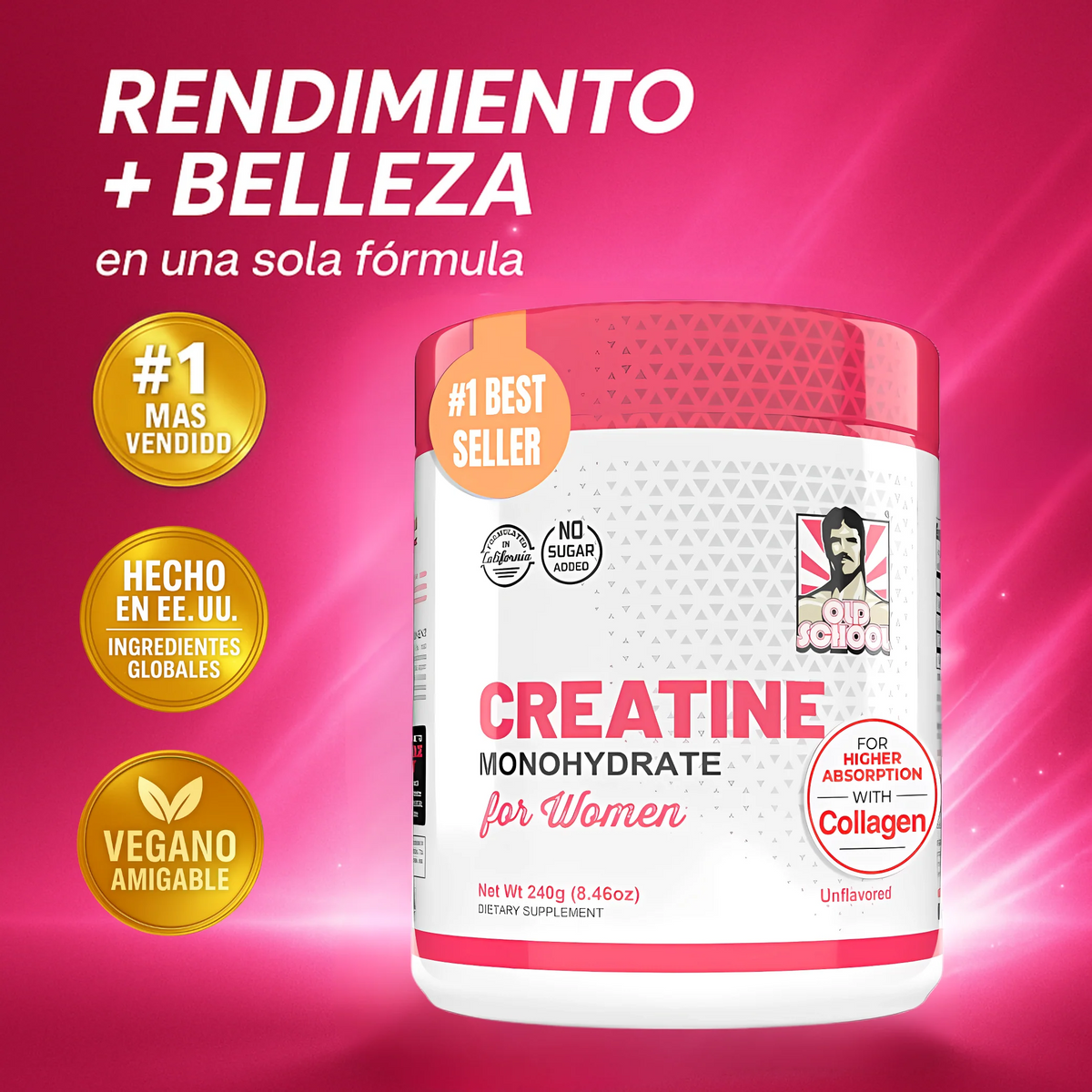 Creatina Monohidratada  -  Glúteos Y Curvas Naturales 🎀🍑🍃