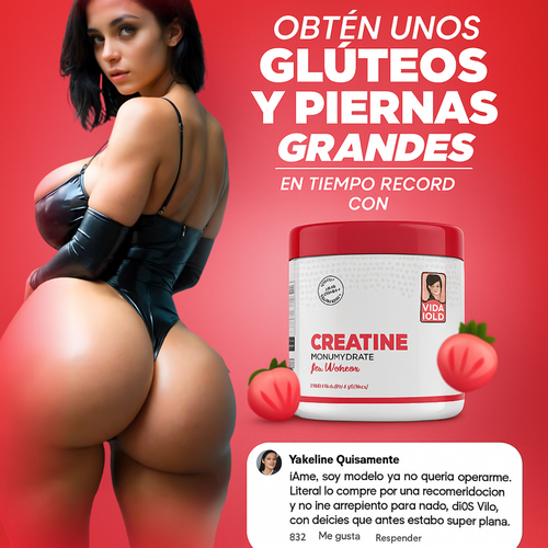 Creatina Monohidratada  -  Glúteos Y Curvas Naturales 🎀🍑🍃