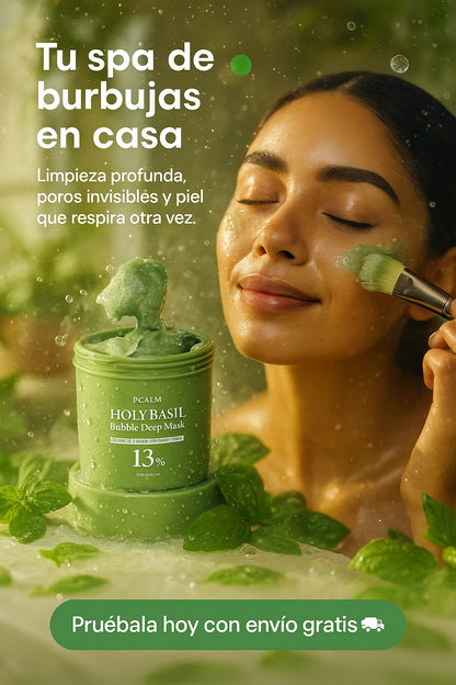 HOLY BASIL- MASCARILLA VERDE / PURIFICACION FACIAL 🍃👩🏻✨