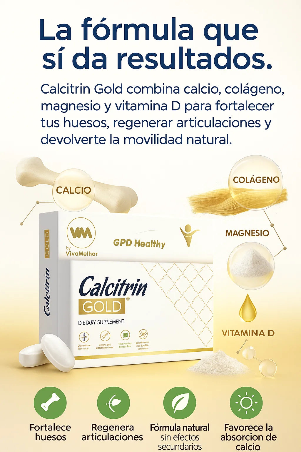 Calcitrin Gold - Recupera Tu Movilidad de forma natural - Alivia Tu Ciática🦴👵🏻✨