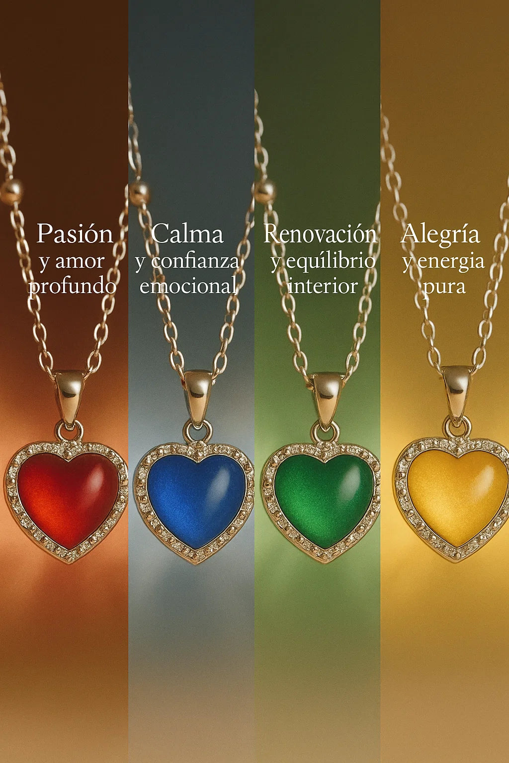 Collar de Las Emociones - Identifica como Se Siente Quien Amas ❤️💚💛💜