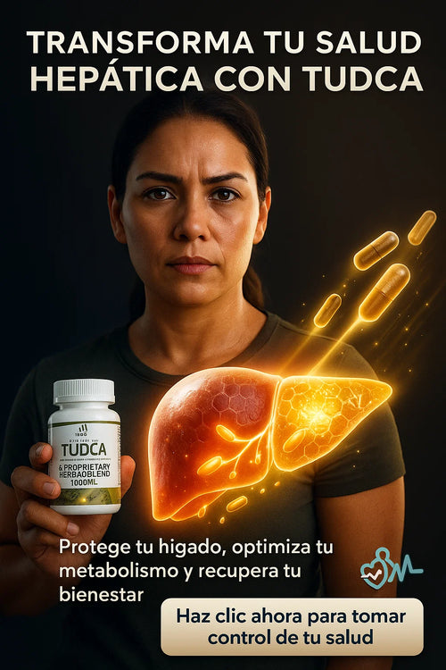 TUDCA - Apoyo Hepático Para Desintoxicación, Limpieza y Salud Digestiva