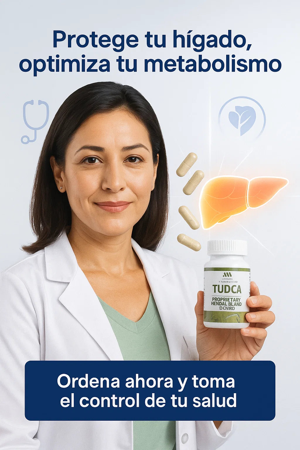 TUDCA - Apoyo Hepático Para Desintoxicación, Limpieza y Salud Digestiva